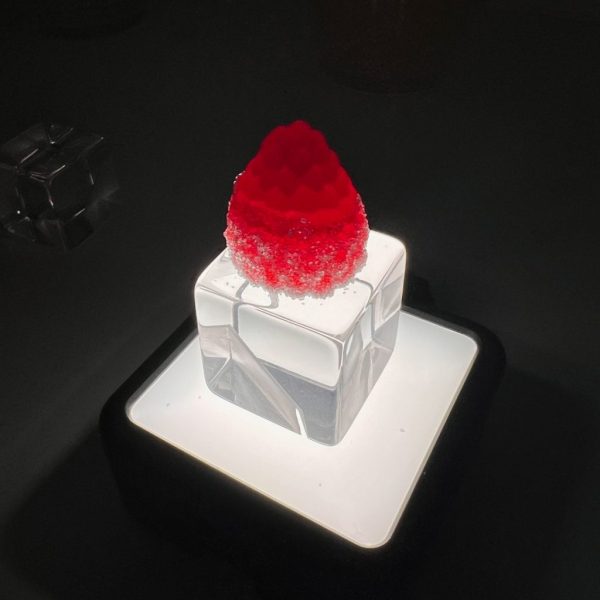 Geléhallon på piedistal